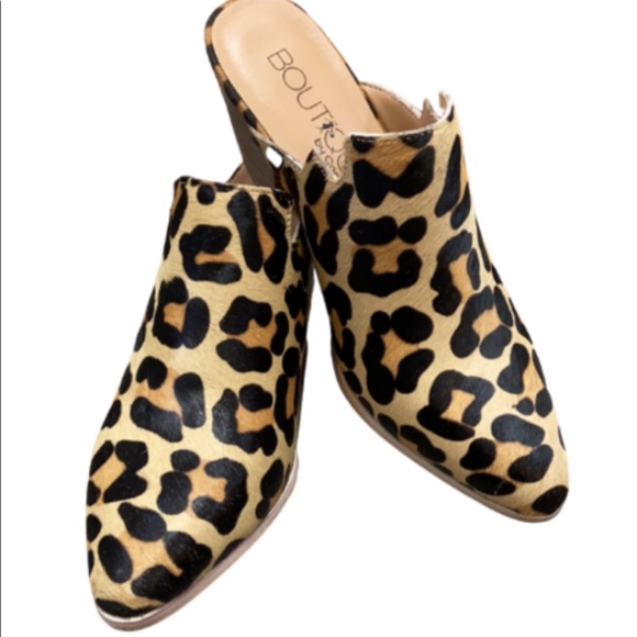 NWT CORKYS “Woodlands” Leopard Suede Mules/Slip ons Booties - Picture 5 of 5